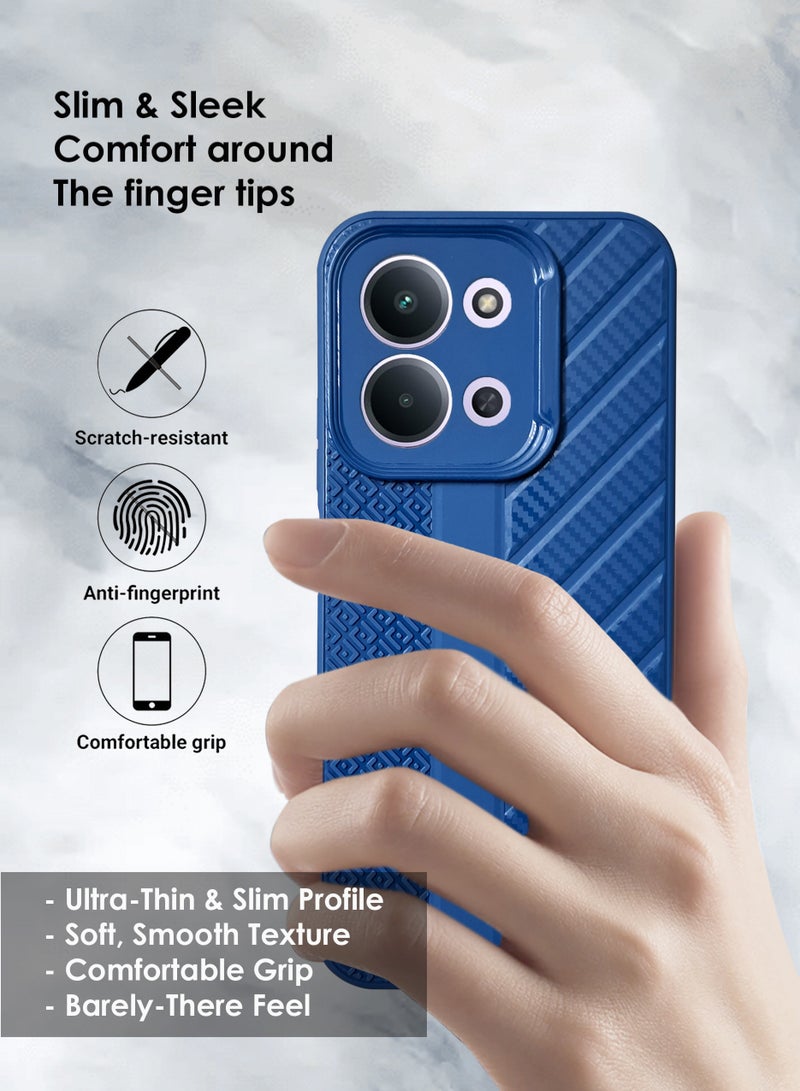 Xiaomi Redmi 15C Silicone Back Case Cover - TPU Silicone Case, Durable & Accurate Cut-outs - Scratch, Dust & Smudge Protection, Shockproof & Water-Proof Cover for Xiaomi Redmi 15C - Blue - Image 5